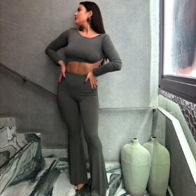 Dolores Zersey Bodysuit Khaki