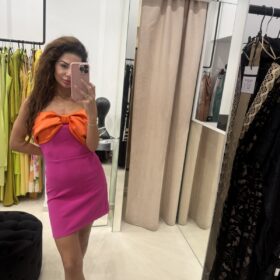 Fay dress black& white