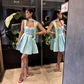 Jolie Menta mini dress