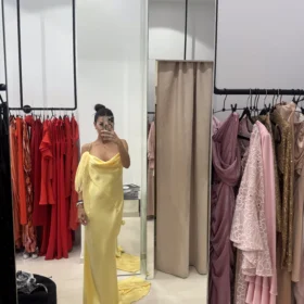 Bali yellow dress