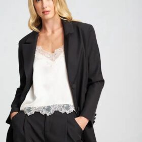 ARIELA BLAZER BLACK