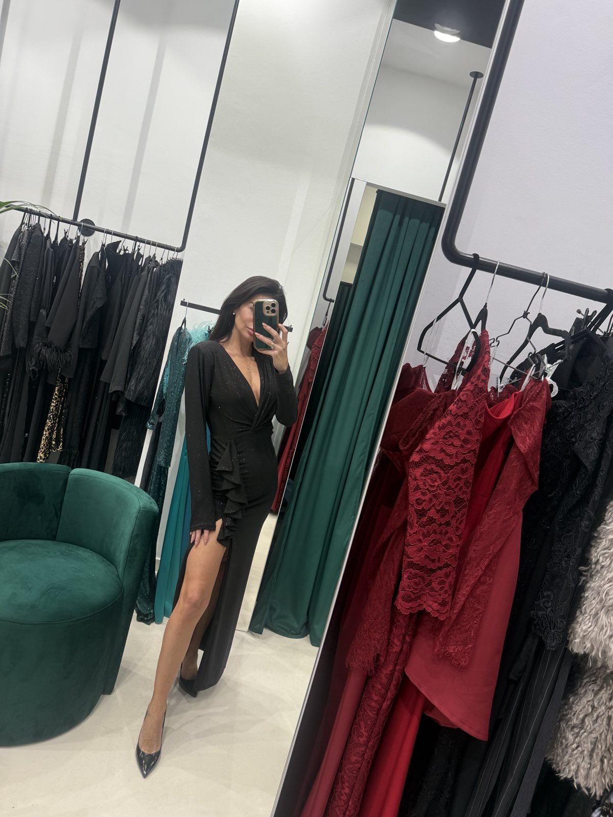 0-02-05-26c3505c2e56fe6ff0f16b1988a18acaf4a6f5853b59784c5efe272a3bb8409e_22320466bc1 Black starsky dress - Image 1